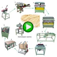 Wood Round Stick Toothpick Sharpening Machine