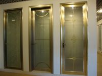 Aluminium hinged door