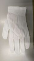 WHITE INTERLOCK GLOVE 100% COTTON