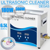 180W 6.5L Digital Ultrasonic Cleaner with Timer Heater Degas 40KHZ 110V/220V Electronic Engine Instruments Ultrasonic Washer