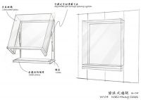 Gallery dimensions cases W-01 -- Wall display cases