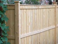 Canadian cedar fence components
