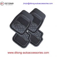 4pcs Set Black Practical PVC Car