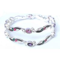 silver bangle set