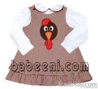 Appliqued baby dress