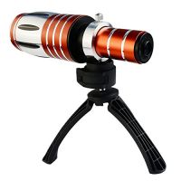 50x Optical Zoom Metal Telescope/Telephoto with Tripod + Back Case