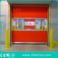 Automatic Industrial PVC Fabric Hi Speed Fast Rapid Roller Shutter Door