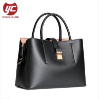 China Factory Faux Leather Fashionable Women Handbag Sales