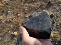 Natural Georgian Obsidian, Rough Quartz, Rock Stones of Obsidian