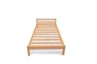 Single wooden bed