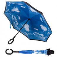 Gifts Custom Straight Reverse Safety Winproof Umbrella