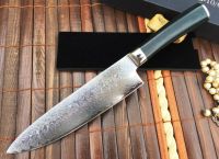 DAMASCUS CHEF KNIFE VG10 EDGE