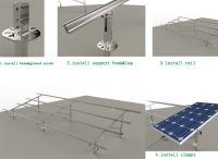 Galvanized ground mounting system