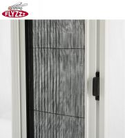 Good quality aluminium frame vertical folding mesh screen window