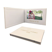 The Motion Video Books (OUR WEDDING - GOLD FOIL) | Luxury Linen Bound Video Book | Video Album | Up to 3 hours of video, 7&Atilde;&Acirc;&cent;&Atilde;&macr;&Acirc;&iquest;&Acirc;&frac12;&Atilde;&macr;&Acirc;&iquest;&Acirc;&frac12; IPS Display, 4GB of me