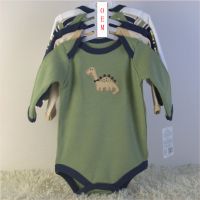 newborn baby 5 pack long sleeve bodysuits China baby garments OEM factory