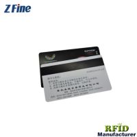 High quality plastic pvc magnetic stripe card with cmyk printing