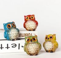 China Ceramic Home Decorative Cartoon Owls Ceramic Salt And Pepper Shaker