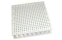 Perforated  aluminum honeycomb panel