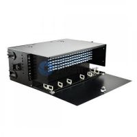 288 Ports Loaded LC FAPs 4RU Rack Mount Fiber Enclosure Panduit FRME4 Compatible