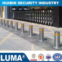 Outdoor Isolation Barrier, Removeable Stainless Bollard with LED Light