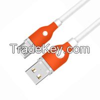 Metal Case USB 2.0 A Male to Micro USB B Male Cable with TPE Jacket