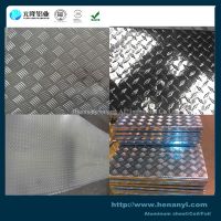 1060 3003 5052 5754 6061 6063 6082 aluminum embossed diamond checkered sheet / plate