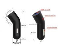 High-Speed 2.4A In Car Phone Charger With Micro-USB Connector