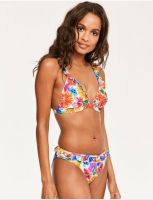 BEACH COUTURE Printed Molded Bikini Top