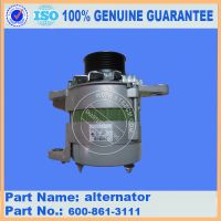 sell excavator spare parts, PC300-7 6D114 alternator 600-861-3111(Email:bj-*****)