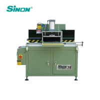 middle type aluminum and pvc profile end milling machine for windows