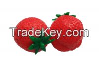 fruit style strawberry squishy stress toy