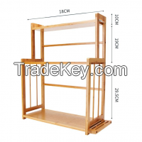 3 Tiers Bamboo Wood Spice Rack