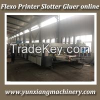 flexo printer slotter die cutter machine