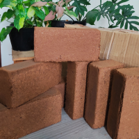 PURE COCOPEAT BLOCK / CLEAN MATERIAL / PLANT