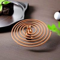 NATURAL INCENSE SPIRAL / PLANT FIBER BASE