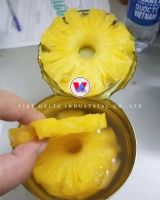 PURE NATURAL CANNED PINEAPPLE SLICES IN