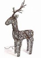 SUSTAINABLE PLANT BASED BAMBOO WICKER DEER