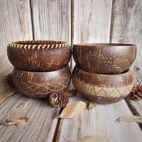 PREMIUM NATURAL COCONUT SHELL BOWL / BIODEGRADABLE