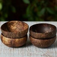 ECO FRIENDLY NATURAL COCONUT SHELL BOWLS