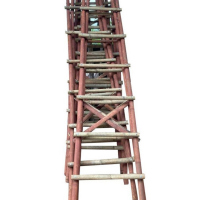 NATURAL BAMBOO LADDER | ORGANIC MATERIAL | FOR