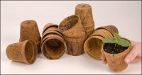 COCO FIBER POTS BIODEGRADABLE GARDEN PLANTING