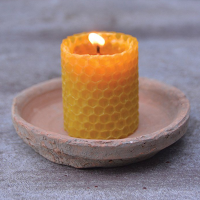 PREMIUM BEESWAX CANDLES 100 PERCENT ORGANIC