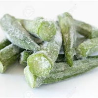 FROZEN OKRA RICH IN FIBER AND