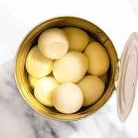 HIGH QUALITY SHELLED CANNED QUAIL EGGS