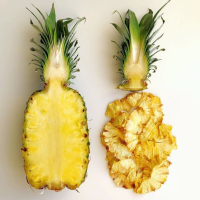 NATURAL SOFT DRIED PINEAPPLE CHEWY SWEET AND FULL OF VITAMIN C