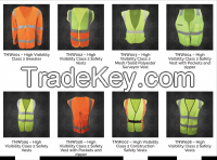 High Visibility Class 2 Safety Vests