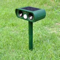 Solar Ultrasonic Animal Dog Cat Repeller