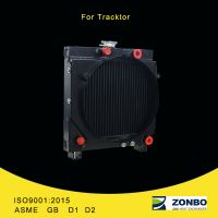 Oil cooler water cooler heat exchanger for construction machinery