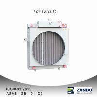 Aluminum plate fin heat exchanger oil cooler radiators for forklifts